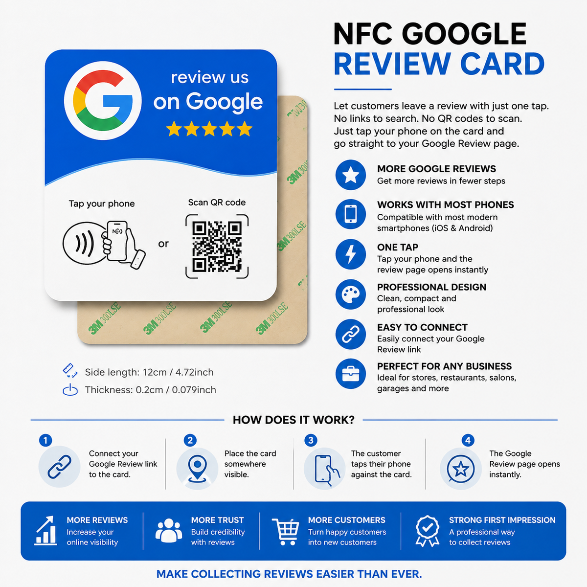 NFC Review Card – Collect More Google Reviews