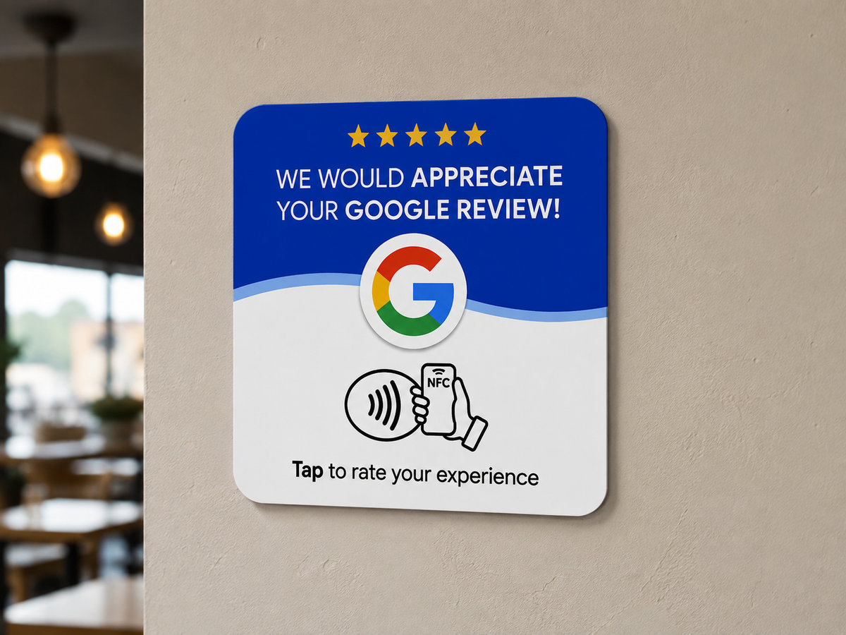 NFC Review Card – Collect More Google Reviews