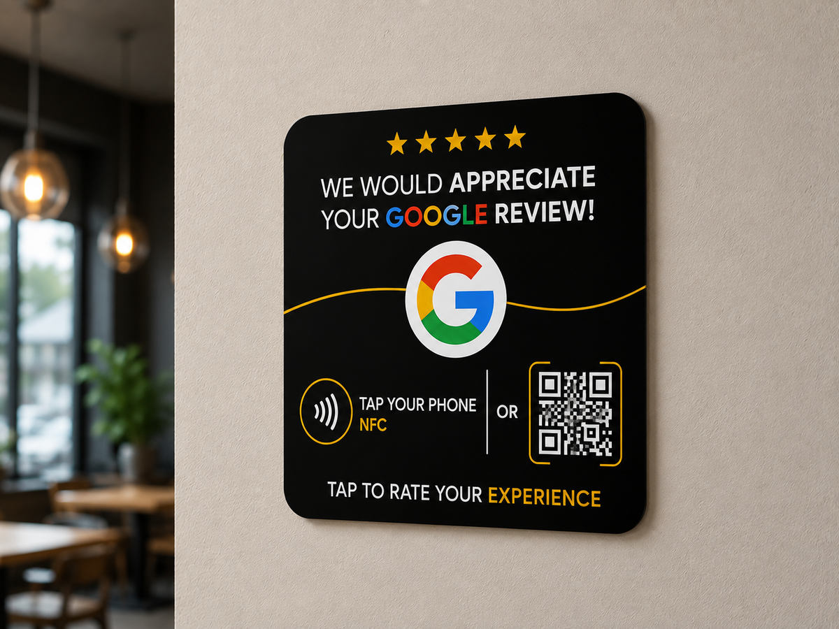 NFC Google Review Card – Get More Google Reviews